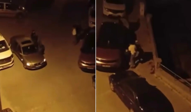 İki Grup Arasındaki Yumruklu Kavga Kamerada