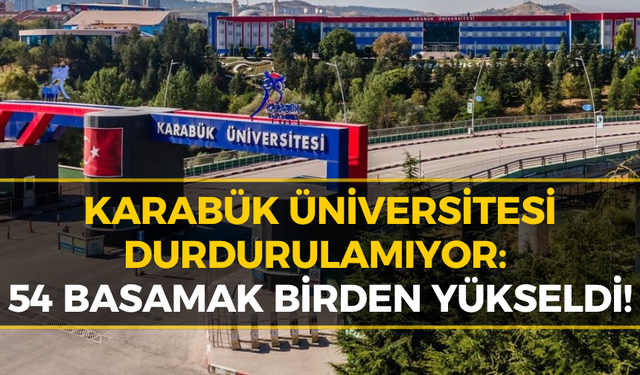 Rektör Kırışık Müjdeyi Verdi: KBÜ Zirveye Koşuyor!