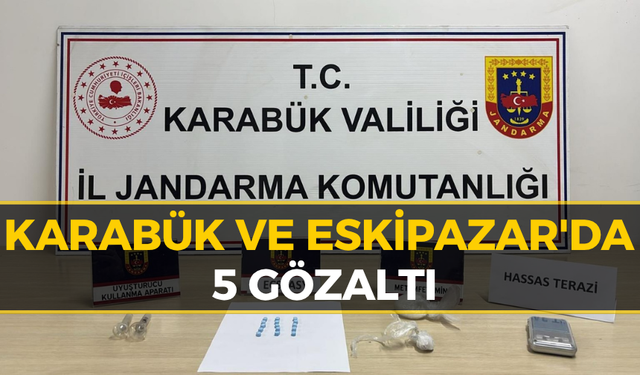 Karabük'te Narkotik Ekipleri Düğmeye Bastı!