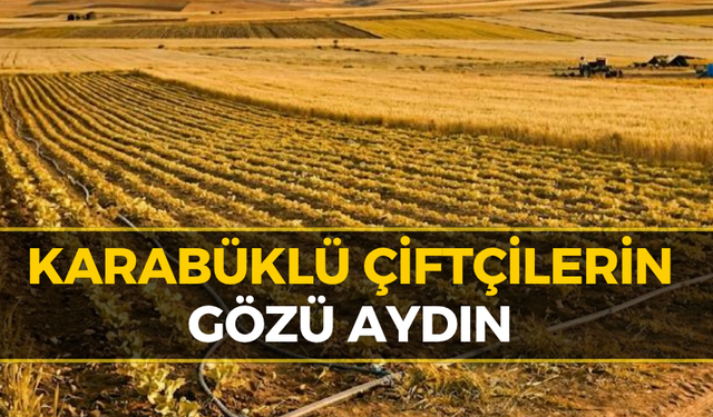 Karabüklü Çiftçilere Destek Ödemesi Müjdesi