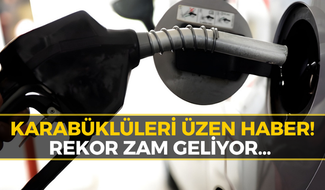 Karabük’te Motorin Fiyatlarında Zam Dalgası