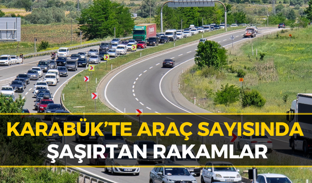 Karabük’te Trafiğe Kayıtlı Araç Sayısı Belli Oldu