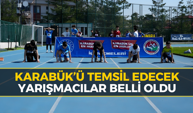 Karabük'ün En Hızlıları Belli Oldu