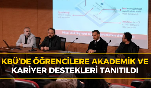 KBÜ’de Öğrenci Buluşmaları Programı Gerçekleşti