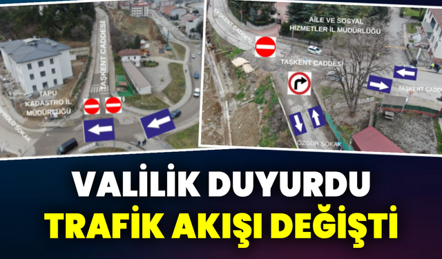 Taşkent Caddesi çift yönlü trafiğe kapatıldı