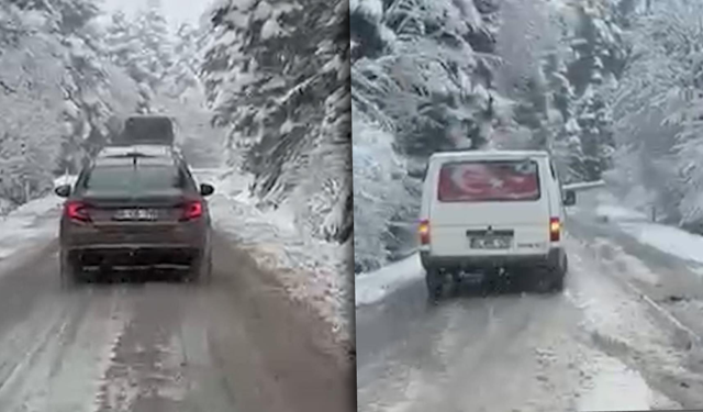 Bolu'da bayram gezisi kara takıldı