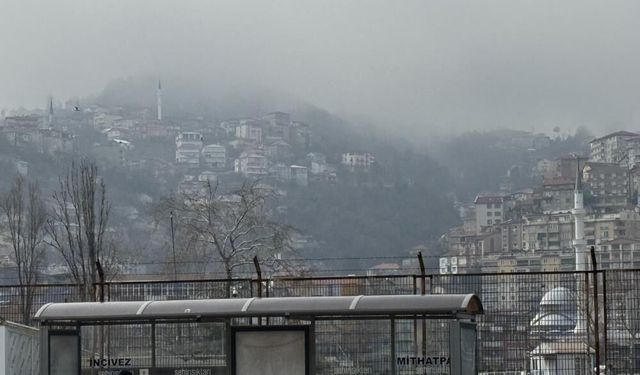 Zonguldak’ta yoğun sis alarmı
