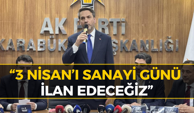 Bakan Bayraktar'dan Karabük'te Önemli Açıklamalar!