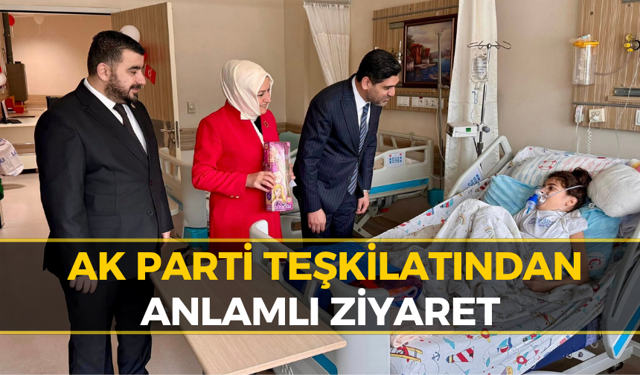 Ak Parti Teşkilatından Tedavi Gören Çocuklara Bayram Sürprizi