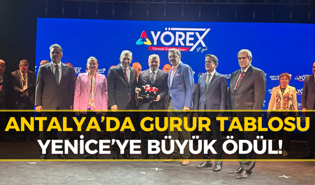Yenice Ihlamur Balı Plaketle Ödüllendirildi