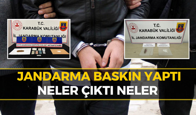 Karabük’te Jandarmadan Kaçamadılar: 10 Kişi Paketlendi!