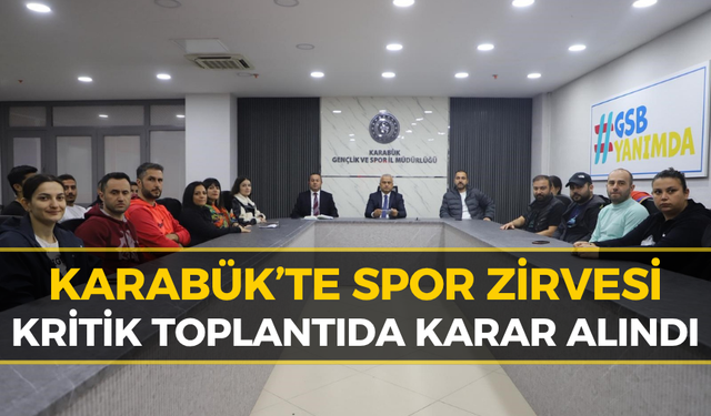 Karabük’ün Spor Geleceği Masaya Yatırıldı!