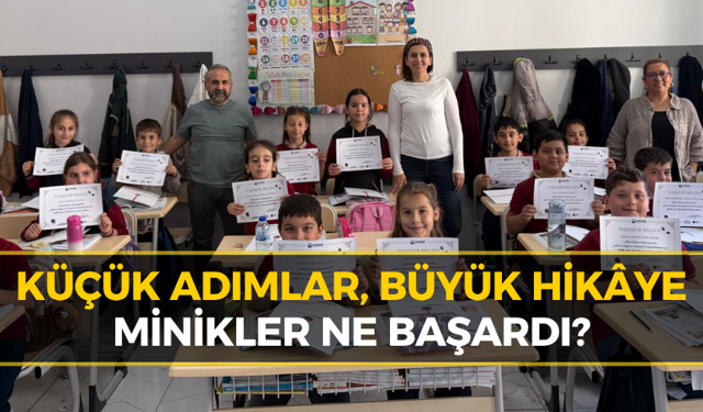 Karabük’te Miniklerden Çevreye Büyük Destek