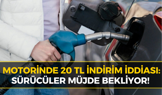 Akaryakıtta 20 TL’lik İndirim Gelecek mi?