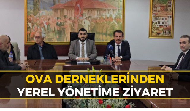 Ova Dernekler Federasyonu'nda Kırman ve Kelleci'ye Hayırlı Olsun Ziyareti