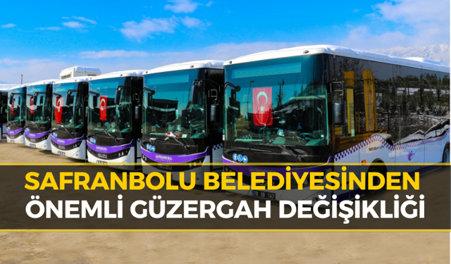 Safranbolu-Karabük Seferlerinde Güzergah Değişikliği: O Durak İptal Edildi!