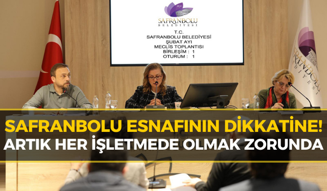 Safranbolu’da O İşletmelere Yeni Zorunluluk! Takmayan Yandı