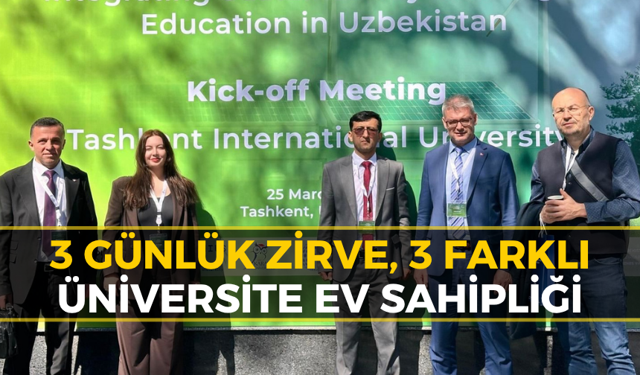Karabük Üniversitesi Ortaklı GreenCamUz Projesi Özbekistan’da Başladı