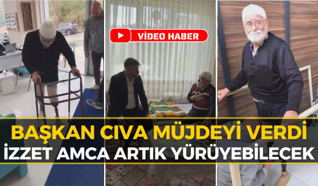 Serkan Cıva Duyurdu: İzzet Amca Protez Bacaklarına Kavuştu