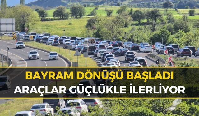 Karabük'te O Rampalarda Trafik Durma Noktasına Geldi