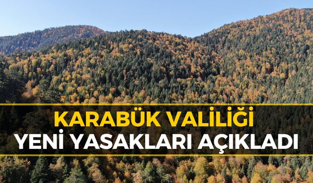 Karabük'te Ormanlara Giriş Yasaklanıyor! İşte Tarihler