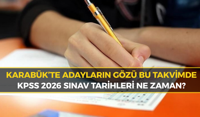 KPSS 2026 Sınav ve Başvuru Takvimi Belli Oldu