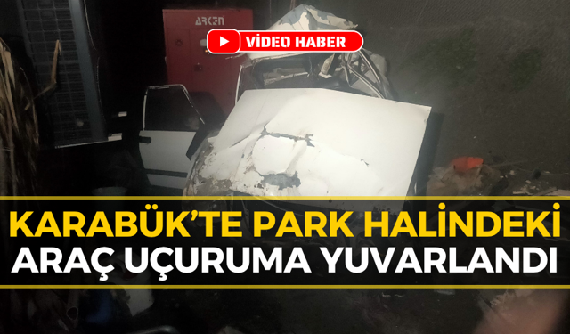 Karabük’te Korku Dolu Anlar: Hurdaya Dönen Araçtan Sağ Çıktılar!