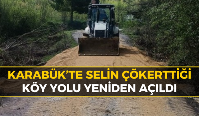Selin Vurduğu Köy Yolu Yeniden Açıldı