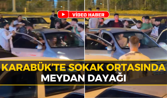 Karabük'te Araçtaki Kişileri Böyle Darbettiler