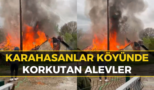 Eskipazar'da Ev Yangını: Tek Katlı Ev Küle Döndü