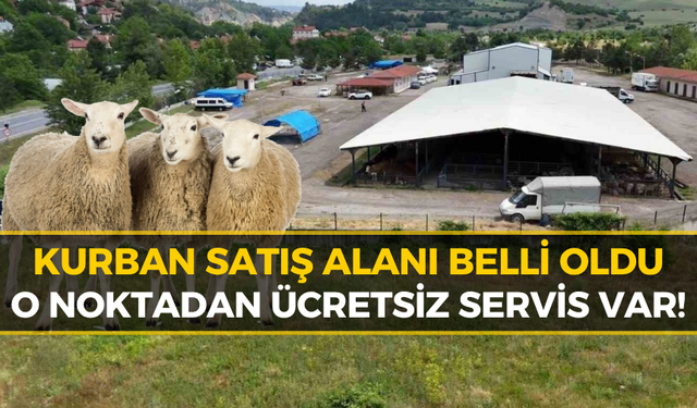 Karabük Belediyesi'nden Kurban Satış Yeri ve Ücretsiz Servis Açıklaması