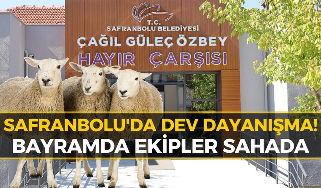 Safranbolu'da Hayır Çarşısı Kurban Bağışı İçin Seferber Oldu