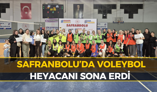 Evinin Sultanları Voleybol Turnuvası Sona Erdi