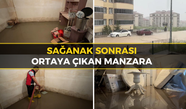 Safranbolu’da Sağanak Sonrası Dikkat Çeken Görüntüler