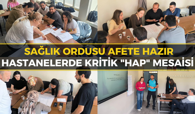Karabük’te Beyaz Önlükler Bu Kez Afet Yönetimi İçin Eğitimde