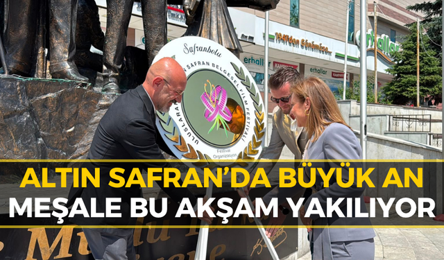 Altın Safran Festivali Safranbolu’da Çelenk Töreniyle Başladı