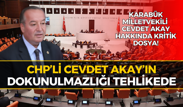 Cevdet Akay ve Özgür Özel Dahil 12 Vekilin Dokunulmazlık Dosyası Meclis'te!