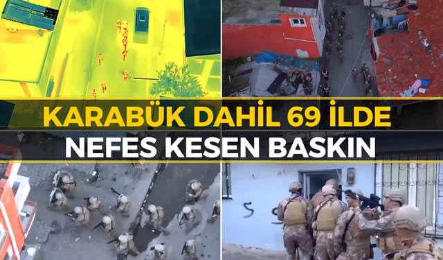 Karabük’ün de Dahil Olduğu Dev Operasyonda 974 Gözaltı