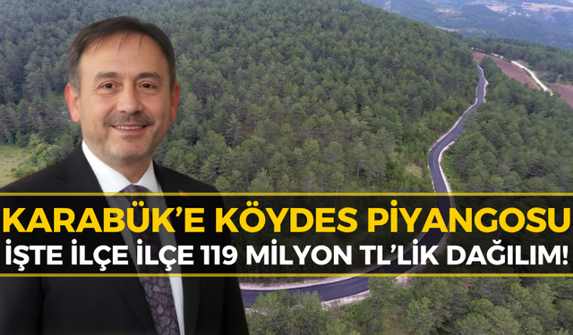 Keskinkılıç Müjdeyi Verdi: Karabük’e 119 Milyon TL’lik Dev Kaynak!
