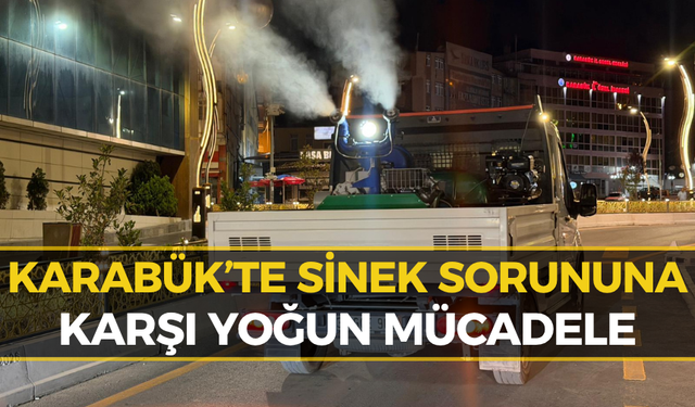 Karabük’te Belediye Ekipleri Haşere İçin Sahaya İndi