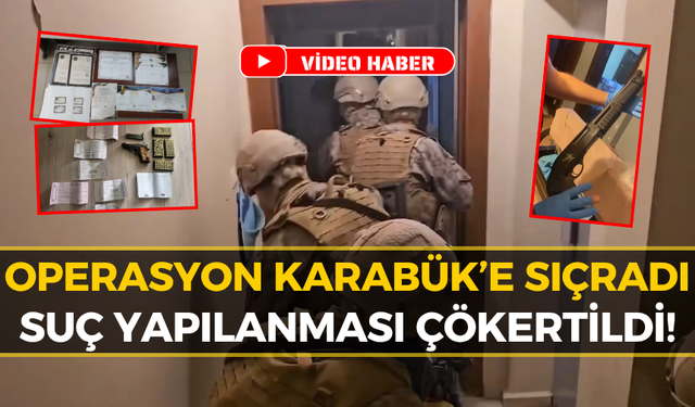 Karabük Dahil 65 İlde Suç Örgütlerine Baskın: Yüzlerce Gözaltı...