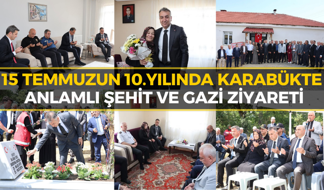 Vali Çağatay'dan 15 Temmuz Ziyaretleri: '' İrade Bizim, Zafer Bizim''