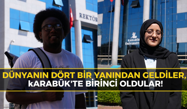 Karabük Üniversitesinde Uluslararası Öğrenciler Bölüm Birincisi Oldu