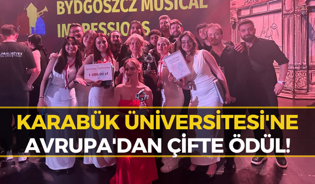Karabük Üniversitesi Polonya'da Tarih Yazdı! İki Büyük Ödülle Döndü