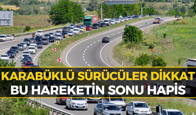 Trafikte Bunu Yapan Yandı: Artık Hapis Cezası Verilecek!
