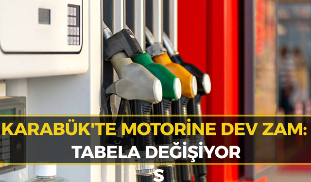 Motorine Okkalı Zam! Tabelalar Bu Gece Değişiyor