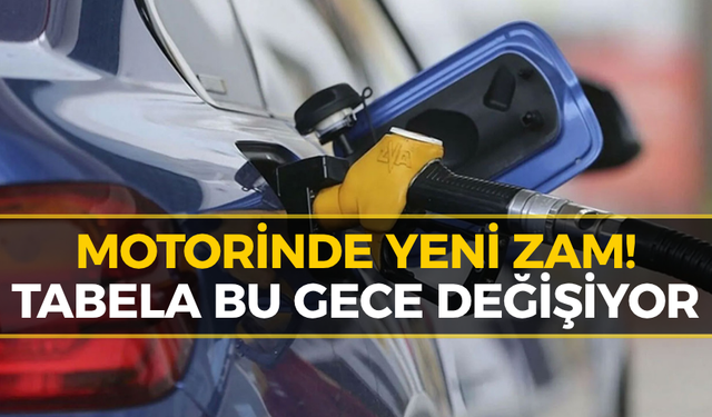 Sürücüler Dikkat: Motorine Bu Gece Yarısı Zam Geliyor!
