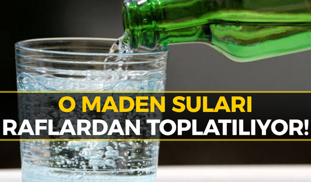 Ünlü Türk Maden Suyu Markasına Geri Çağırma! Nedeni Herkesi Şaşırttı