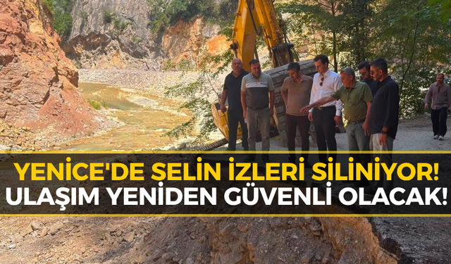 Şeker Kanyonu Yolunda Beklenen Çalışma Başladı