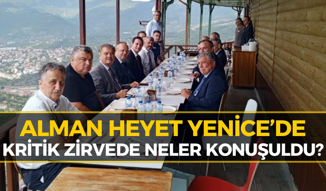Essen Belediye Başkanı Yenice’de! Görüşmede Neler Konuşuldu?